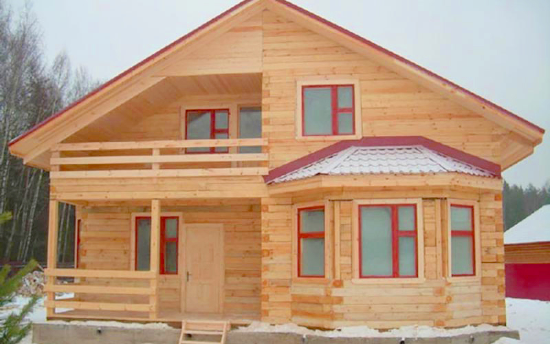 Лидер просмотров, дизайн деревянного дома из бруса внутри фото